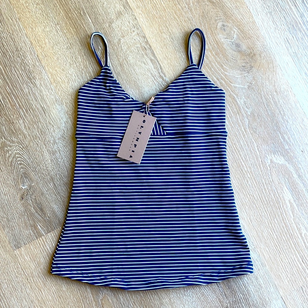 OLYMPIA ACTIVEWEAR Marlo tank Blue Stripe - Size S